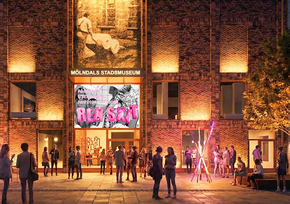 Mölndals stadsmuseum vid Brukstorget visar Mölndals kulturhistoria och riktar sig till alla generationer.